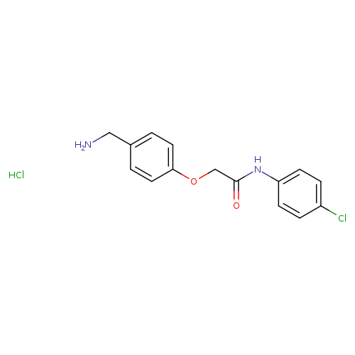 2-[4-(aminomethyl)phenoxy]-N-(4-chlorophenyl)acetamide hydrochloride