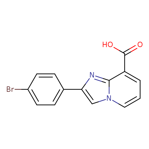 2-(4-Bromophenyl)imidazo[1,2-a]pyridine-8-carboxylic acid