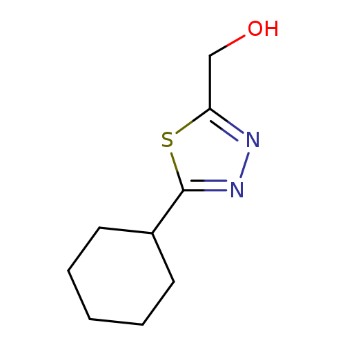 (5-cyclohexyl-1,3,4-thiadiazol-2-yl)methanol