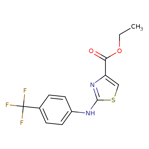 ethyl 2-{[4-(trifluoromethyl)phenyl]amino}-1,3-thiazole-4-carboxylate