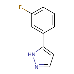 1H-Pyrazole,3-(3-fluorophenyl)-(9CI)