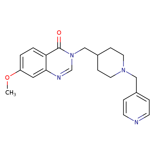 7-methoxy-3-({1-[(pyridin-4-yl)methyl]piperidin-4-yl}methyl)-3,4-dihydroquinazolin-4-one