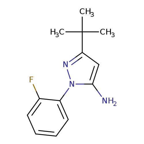 3-(tert-Butyl)-1-(2-fluorophenyl)-1H-pyrazol-5-amine