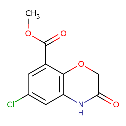 Methyl 6-chloro-3-oxo-3,4-dihydro-2H-benzo[b][1,4]oxazine-8-carboxylate