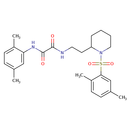 N-{2-[1-(2,5-dimethylbenzenesulfonyl)piperidin-2-yl]ethyl}-N'-(2,5-dimethylphenyl)ethanediamide