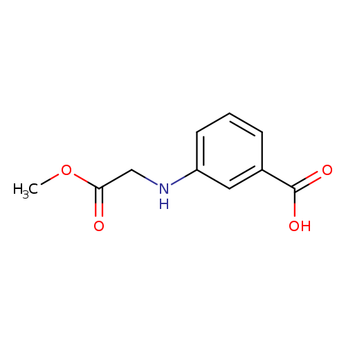 3-[(2-Methoxy-2-oxoethyl)amino]benzoic acid