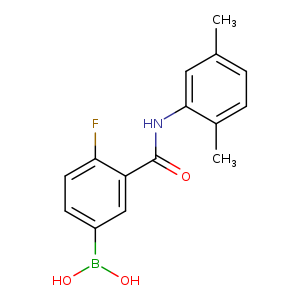 3-(2,5-Dimethylphenylcarbamoyl)-4-fluorobenzeneboronic acid