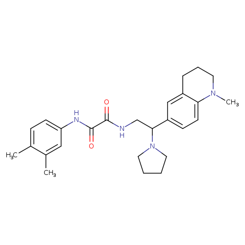N'-(3,4-dimethylphenyl)-N-[2-(1-methyl-1,2,3,4-tetrahydroquinolin-6-yl)-2-(pyrrolidin-1-yl)ethyl]ethanediamide