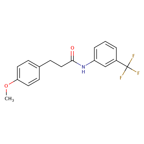 3-(4-methoxyphenyl)-N-[3-(trifluoromethyl)phenyl]propanamide