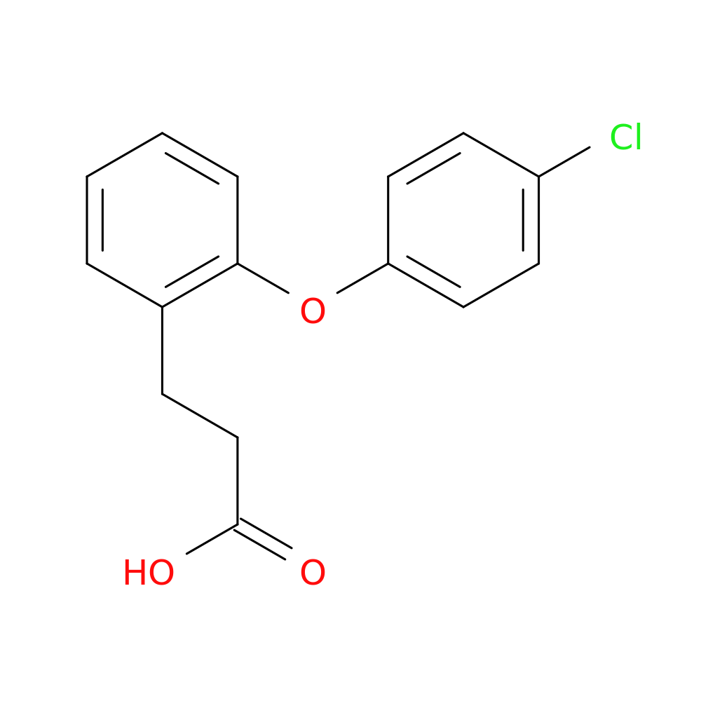 3-(2-(4-Chlorophenoxy)phenyl)propanoic acid