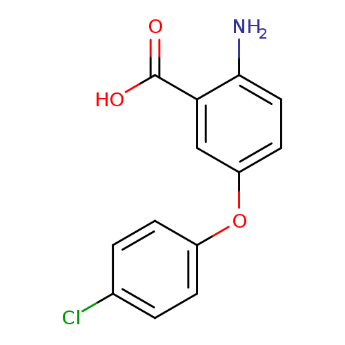2-amino-5-(4-chlorophenoxy)benzoic acid