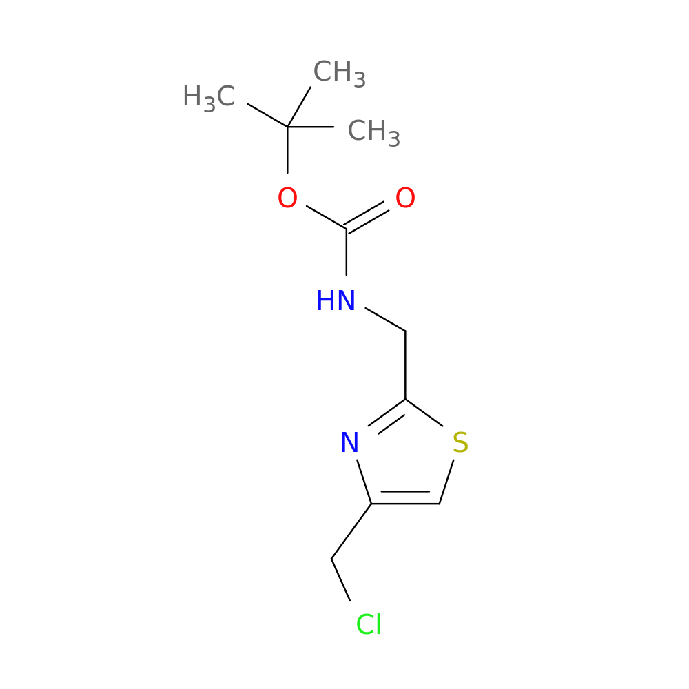 tert-butyl N-{[4-(chloromethyl)-1,3-thiazol-2-yl]methyl}carbamate