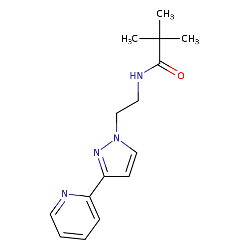 2,2-dimethyl-N-{2-[3-(pyridin-2-yl)-1H-pyrazol-1-yl]ethyl}propanamide