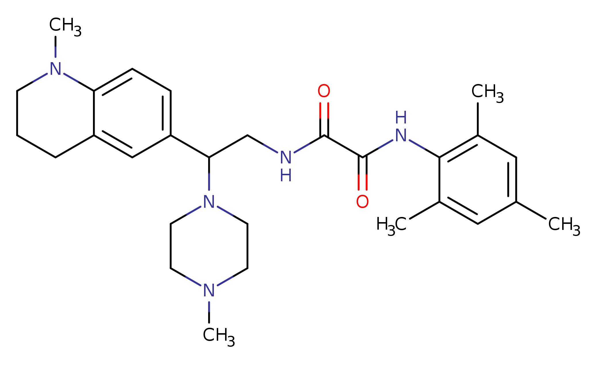 N'-[2-(1-methyl-1,2,3,4-tetrahydroquinolin-6-yl)-2-(4-methylpiperazin-1-yl)ethyl]-N-(2,4,6-trimethylphenyl)ethanediamide