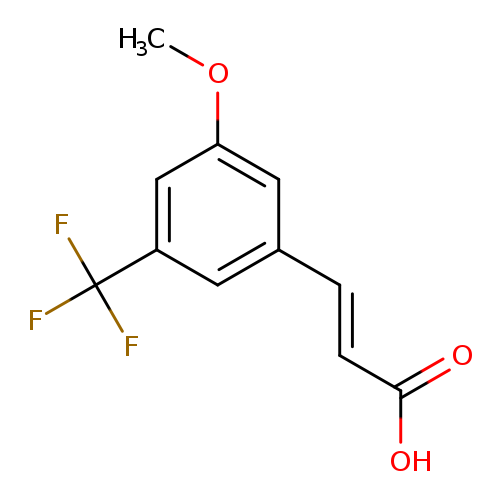 3-Methoxy-5-(trifluoromethyl)cinnamic acid
