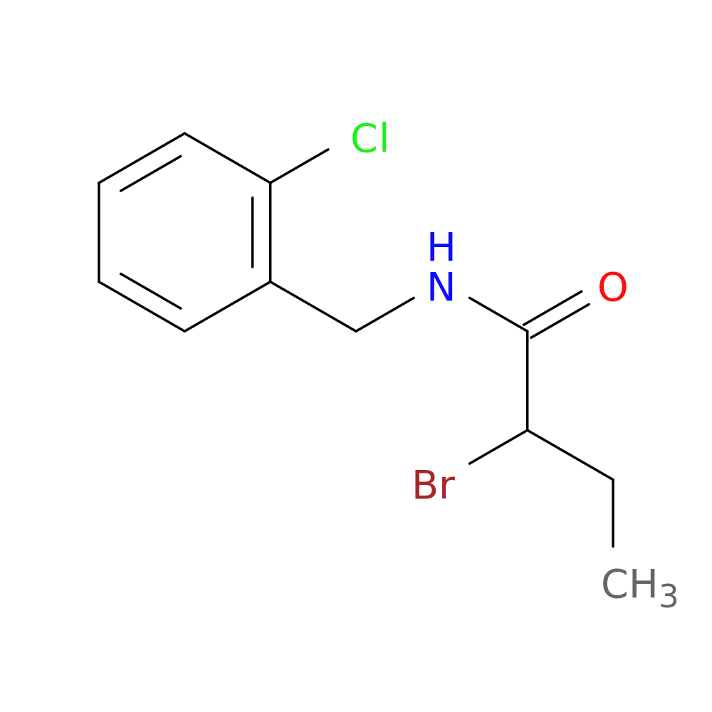 2-Bromo-n-(2-chlorobenzyl)butanamide
