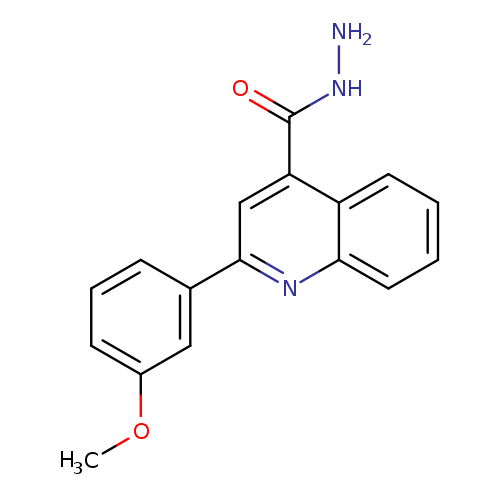 2-(3-Methoxyphenyl)quinoline-4-carbohydrazide