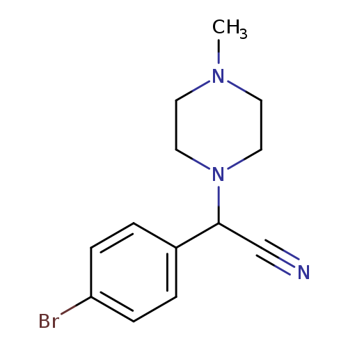 2-(4-bromophenyl)-2-(4-methylpiperazin-1-yl)acetonitrile