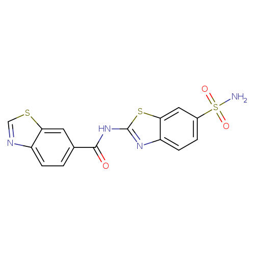 N-(6-sulfamoyl-1,3-benzothiazol-2-yl)-1,3-benzothiazole-6-carboxamide