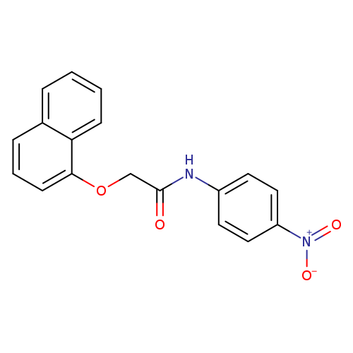 2-(naphthalen-1-yloxy)-N-(4-nitrophenyl)acetamide