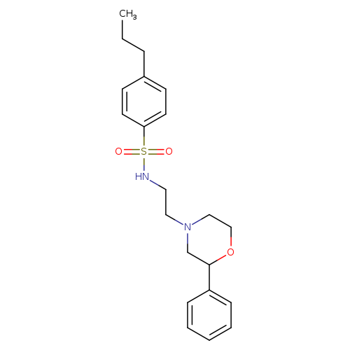 N-[2-(2-phenylmorpholin-4-yl)ethyl]-4-propylbenzene-1-sulfonamide