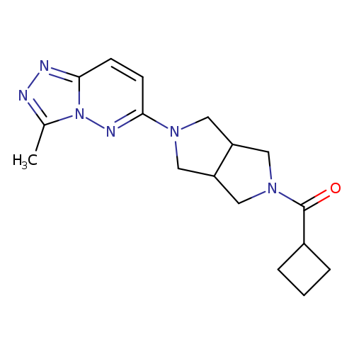 2-cyclobutanecarbonyl-5-{3-methyl-[1,2,4]triazolo[4,3-b]pyridazin-6-yl}-octahydropyrrolo[3,4-c]pyrrole