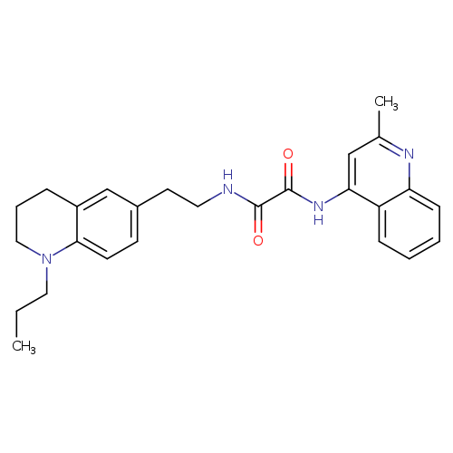 N-(2-methylquinolin-4-yl)-N'-[2-(1-propyl-1,2,3,4-tetrahydroquinolin-6-yl)ethyl]ethanediamide