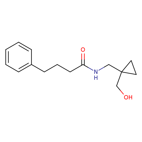 N-{[1-(hydroxymethyl)cyclopropyl]methyl}-4-phenylbutanamide