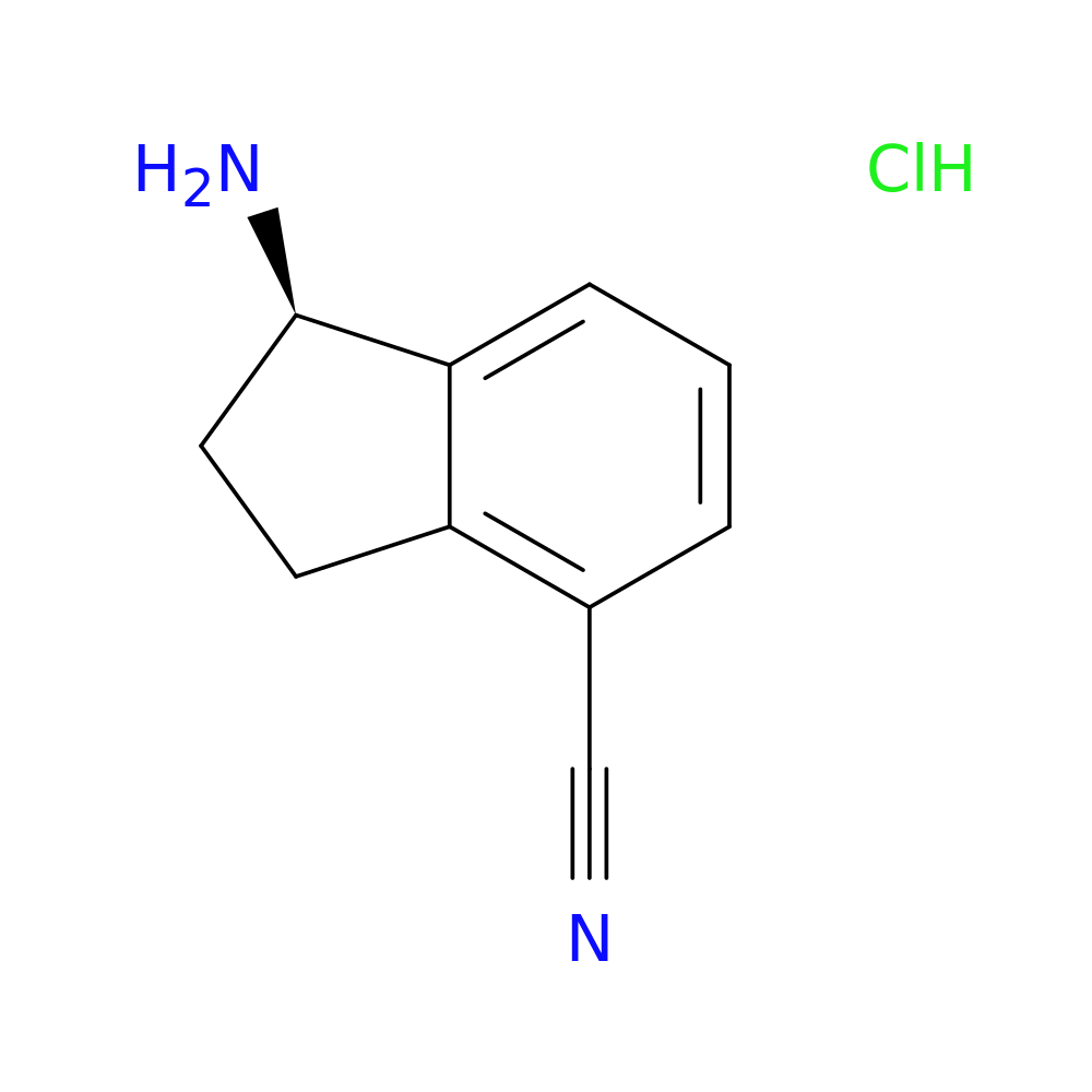 (R)-1-Amino-2,3-dihydro-1H-indene-4-carbonitrile hydrochloride