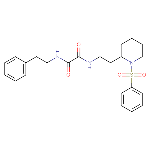 N-{2-[1-(benzenesulfonyl)piperidin-2-yl]ethyl}-N'-(2-phenylethyl)ethanediamide