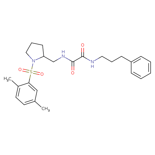 N-{[1-(2,5-dimethylbenzenesulfonyl)pyrrolidin-2-yl]methyl}-N'-(3-phenylpropyl)ethanediamide