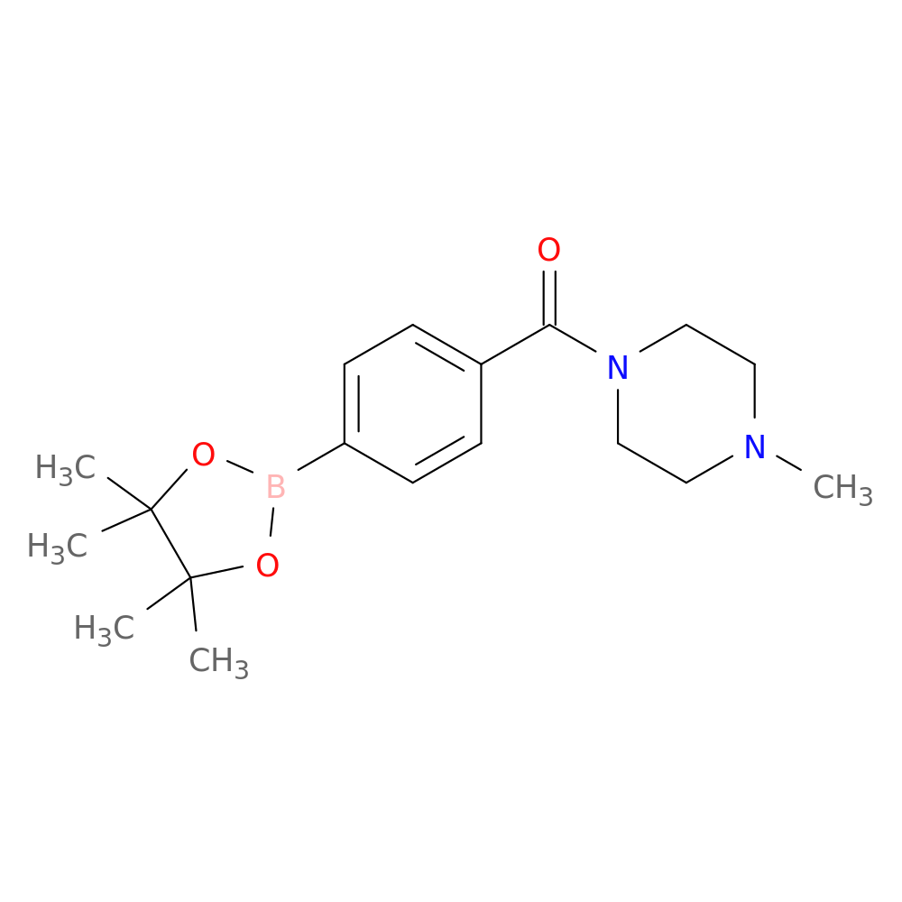 Methanone, (4-methyl-1-piperazinyl)[4-(4,4,5,5-tetramethyl-1,3,2-dioxaborolan-2-yl)phenyl]-