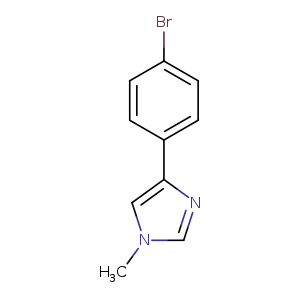 1H-Imidazole, 4-(4-bromophenyl)-1-methyl-