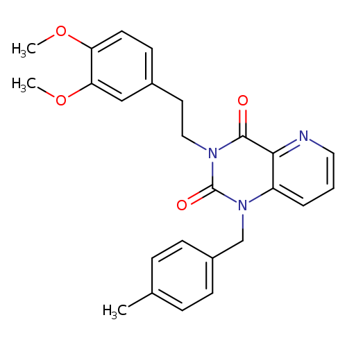 3-[2-(3,4-dimethoxyphenyl)ethyl]-1-[(4-methylphenyl)methyl]-1H,2H,3H,4H-pyrido[3,2-d]pyrimidine-2,4-dione
