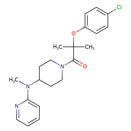 2-(4-chlorophenoxy)-2-methyl-1-{4-[methyl(pyridin-2-yl)amino]piperidin-1-yl}propan-1-one