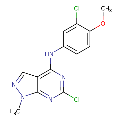 6-Chloro-N-(3-chloro-4-methoxyphenyl)-1-methyl-1H-pyrazolo[3,4-d]pyrimidin-4-amine