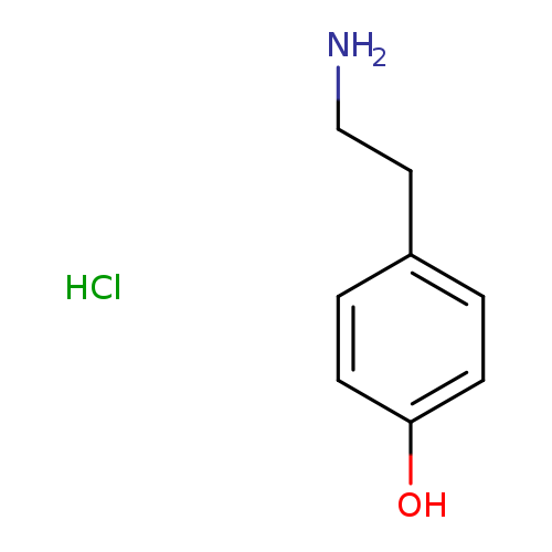 Phenol, 4-​(2-​aminoethyl)​-​, hydrochloride (1:1)