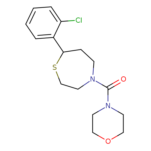 7-(2-chlorophenyl)-4-(morpholine-4-carbonyl)-1,4-thiazepane