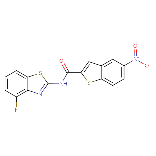 N-(4-fluoro-1,3-benzothiazol-2-yl)-5-nitro-1-benzothiophene-2-carboxamide