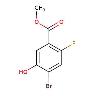 methyl 4-bromo-2-fluoro-5-hydroxybenzoate