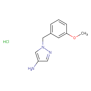 1-[(3-methoxyphenyl)methyl]-1H-pyrazol-4-amine hydrochloride