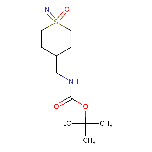 tert-butylN-[(1-imino-1-oxo-1lambda6-thian-4-yl)methyl]carbamate