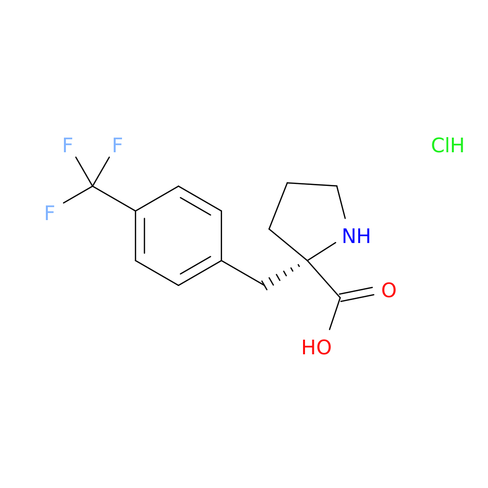 (S)-Alpha-(4-trifluoromethyl-benzyl)-proline HCl