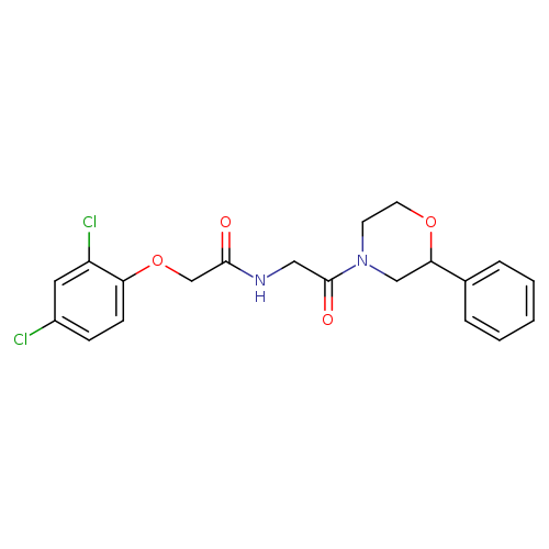 2-(2,4-dichlorophenoxy)-N-[2-oxo-2-(2-phenylmorpholin-4-yl)ethyl]acetamide
