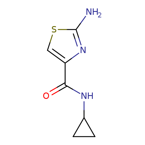 2-amino-N-cyclopropyl-1,3-thiazole-4-carboxamide