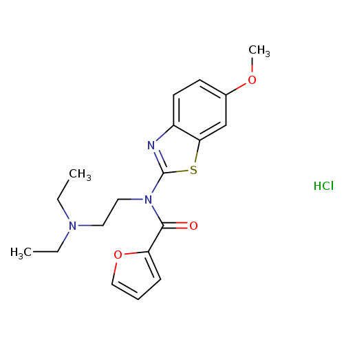 N-[2-(diethylamino)ethyl]-N-(6-methoxy-1,3-benzothiazol-2-yl)furan-2-carboxamide hydrochloride