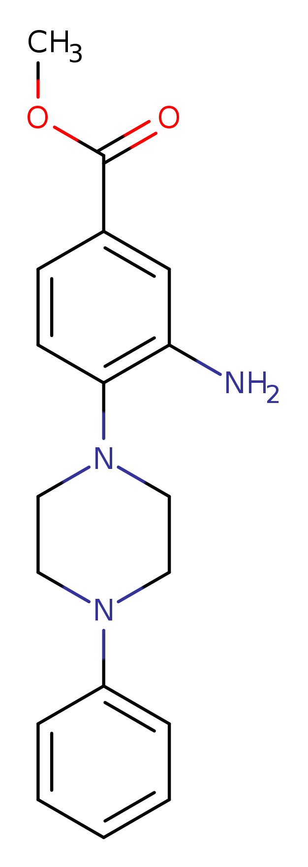 methyl 3-amino-4-(4-phenylpiperazin-1-yl)benzoate