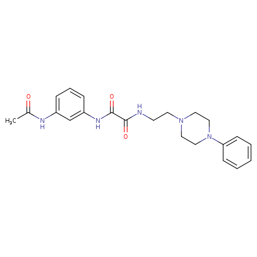 N'-(3-acetamidophenyl)-N-[2-(4-phenylpiperazin-1-yl)ethyl]ethanediamide