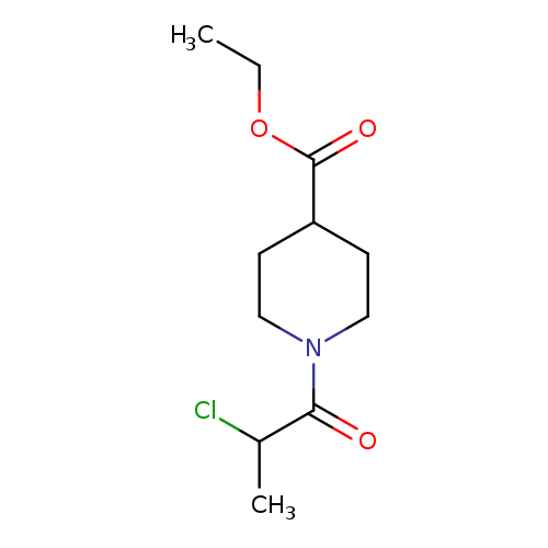 ethyl 1-(2-chloropropanoyl)piperidine-4-carboxylate
