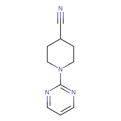 1-pyrimidin-2-ylpiperidine-4-carbonitrile